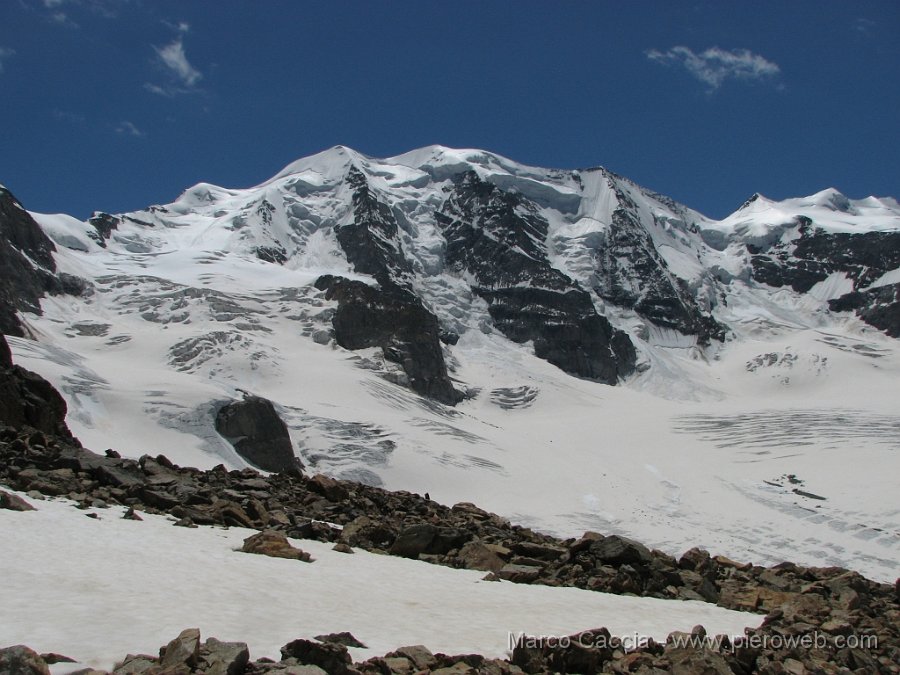 05_Le tre cime.JPG - 05 Il P.zo Palù con le sue tre cime